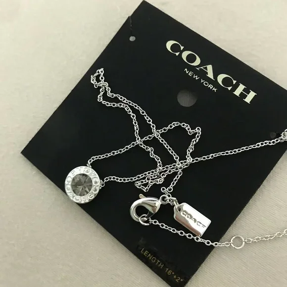 Coach Silver  Necklace - Picture 4 of 5